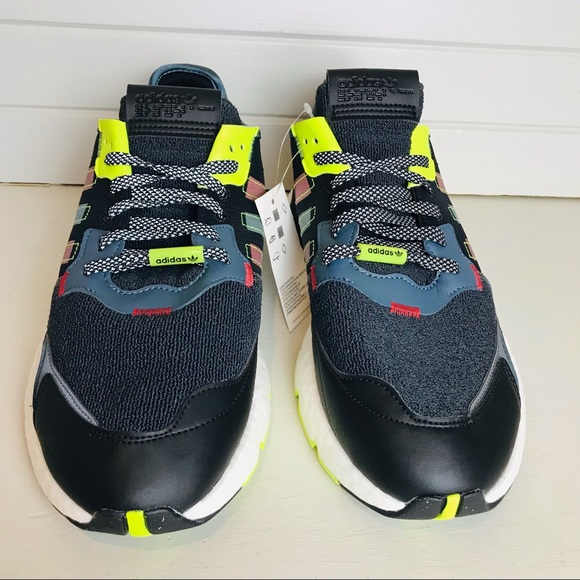 Adidas Nite Jogger Grey Blue Yellow - Picture 3 of 7